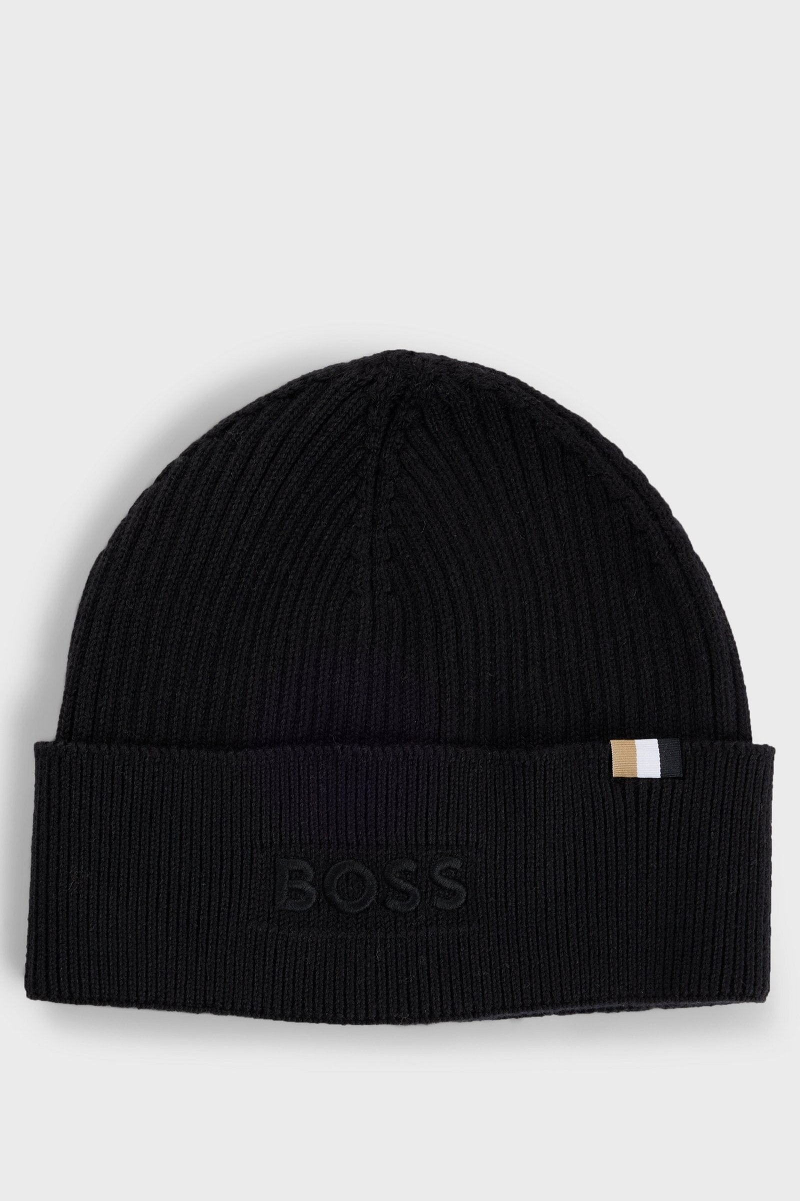 Bonnet BOSS noir homme TU | Georgespaul            