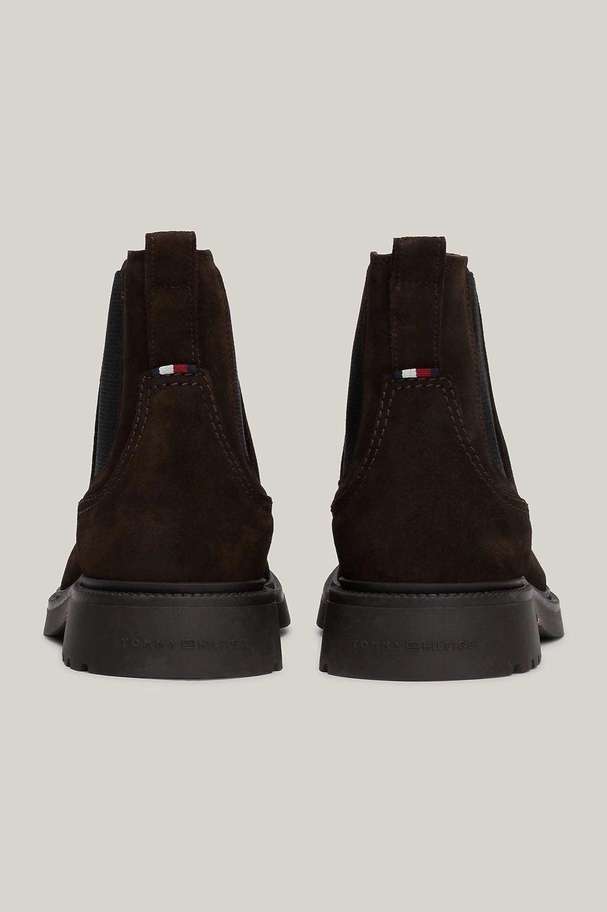 Boots Tommy Hilfiger marron pour homme | Georgespaul 