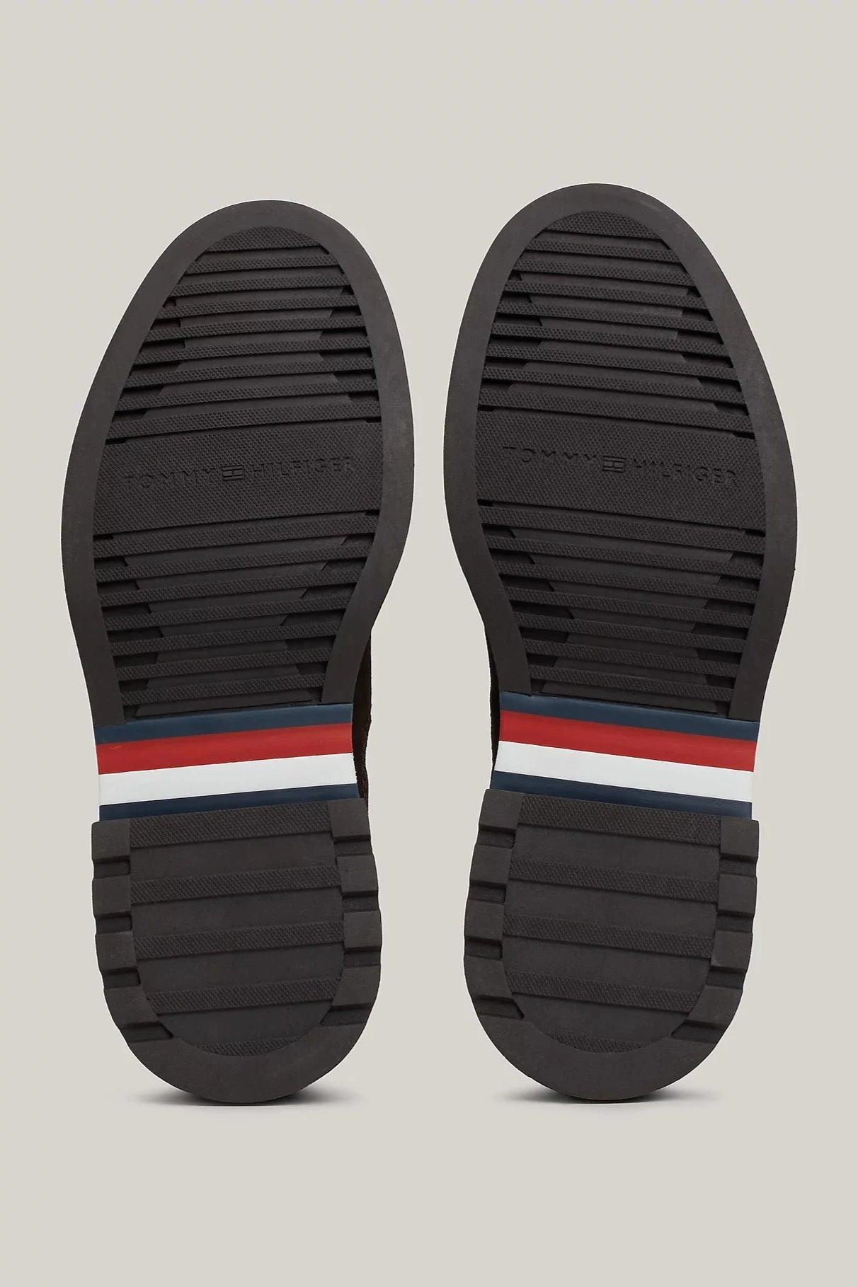 Boots Tommy Hilfiger marron pour homme | Georgespaul 