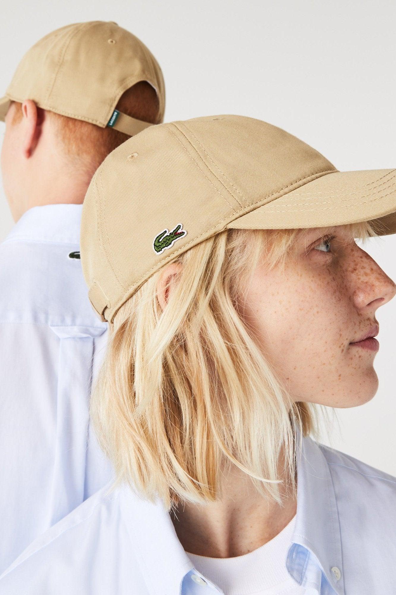 Casquette Lacoste beige unisexe | Georgespaul    