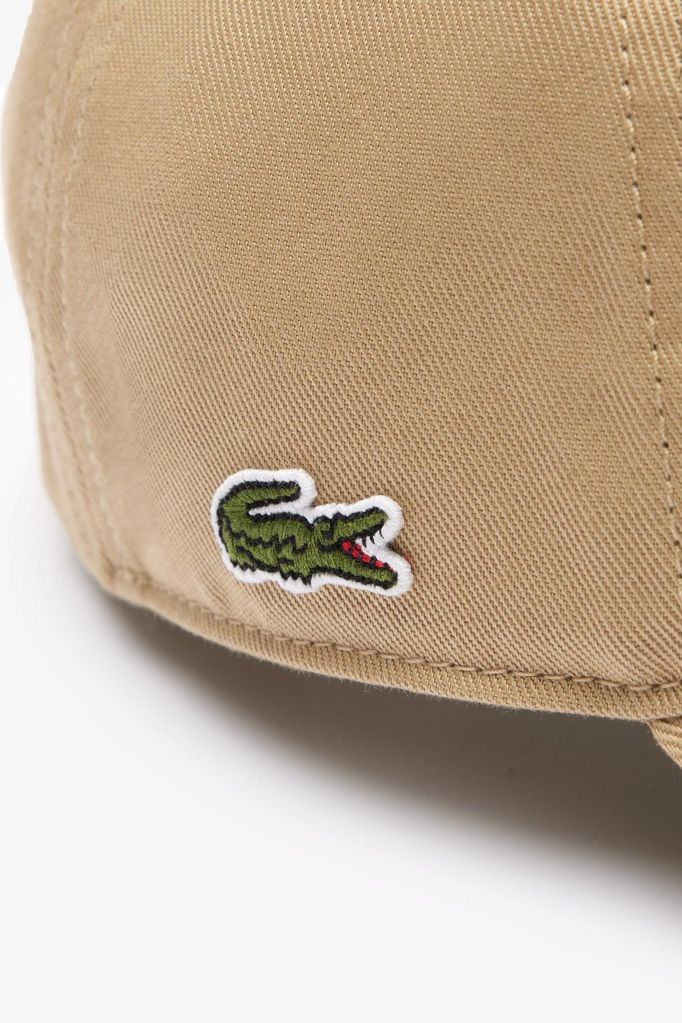 Casquette Lacoste beige unisexe | Georgespaul    