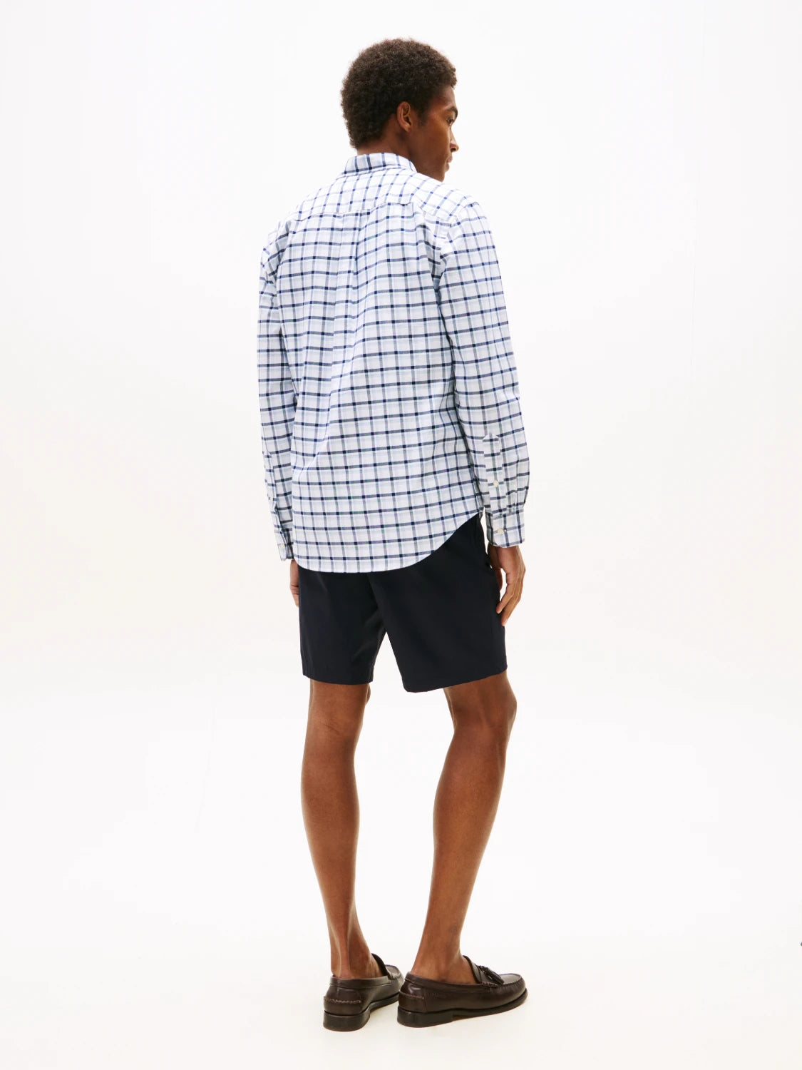 chemise-à-carreaux-tommy-hilfiger-homme-bleue-dos