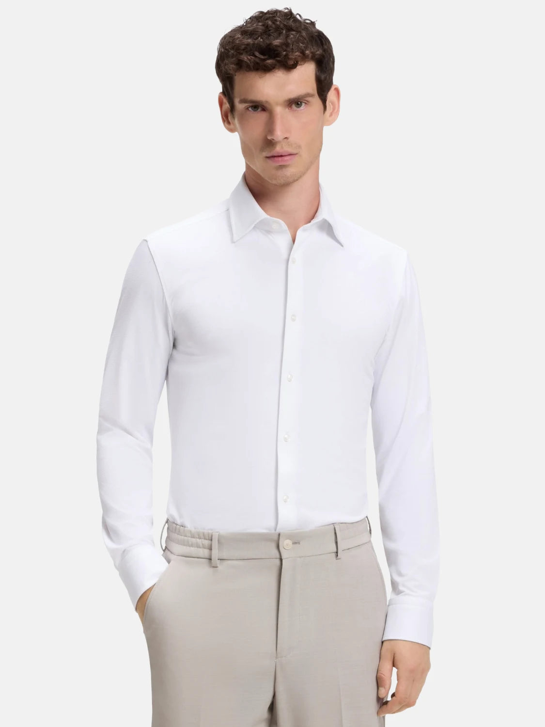 chemise-boss-blanche-stretch-face-50567206100