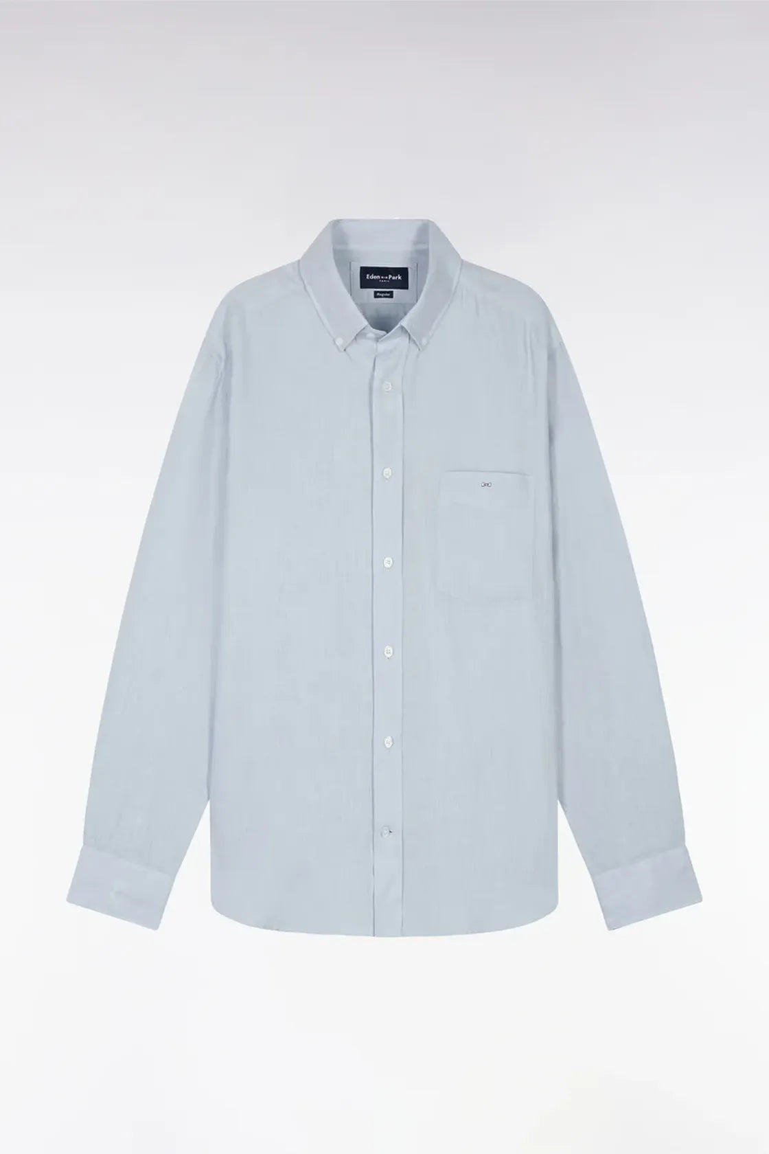 chemise-eden-park-homme-bleu-a-plat