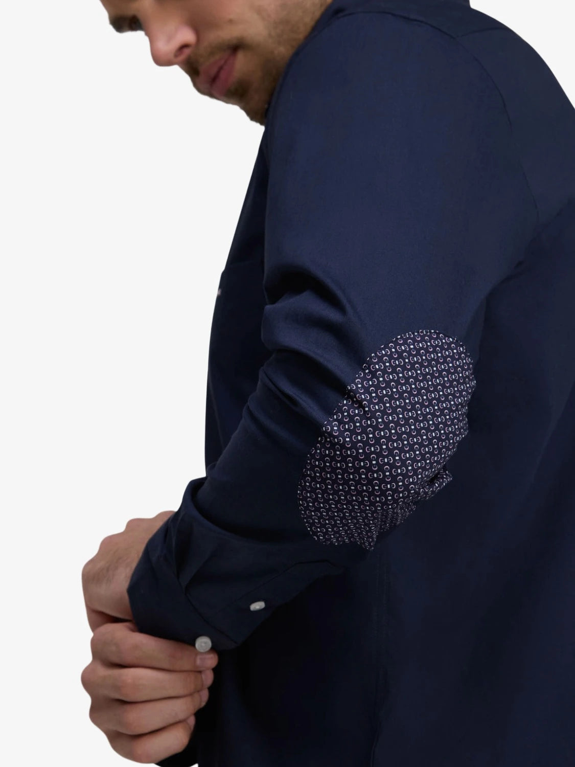 chemise-eden-park-marine-homme-H26CHECL0009BLF-zoom