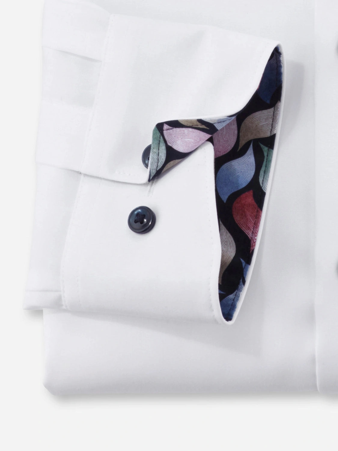 chemise-olymp-homme-blanche-motifs-zoom-poignet