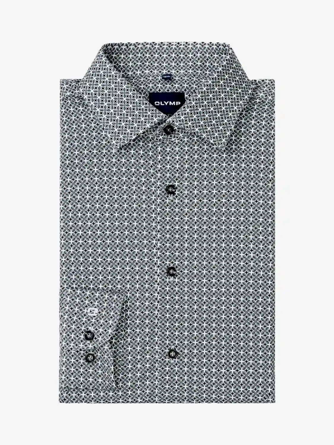 chemise-olymp-verte-homme-12192448-face
