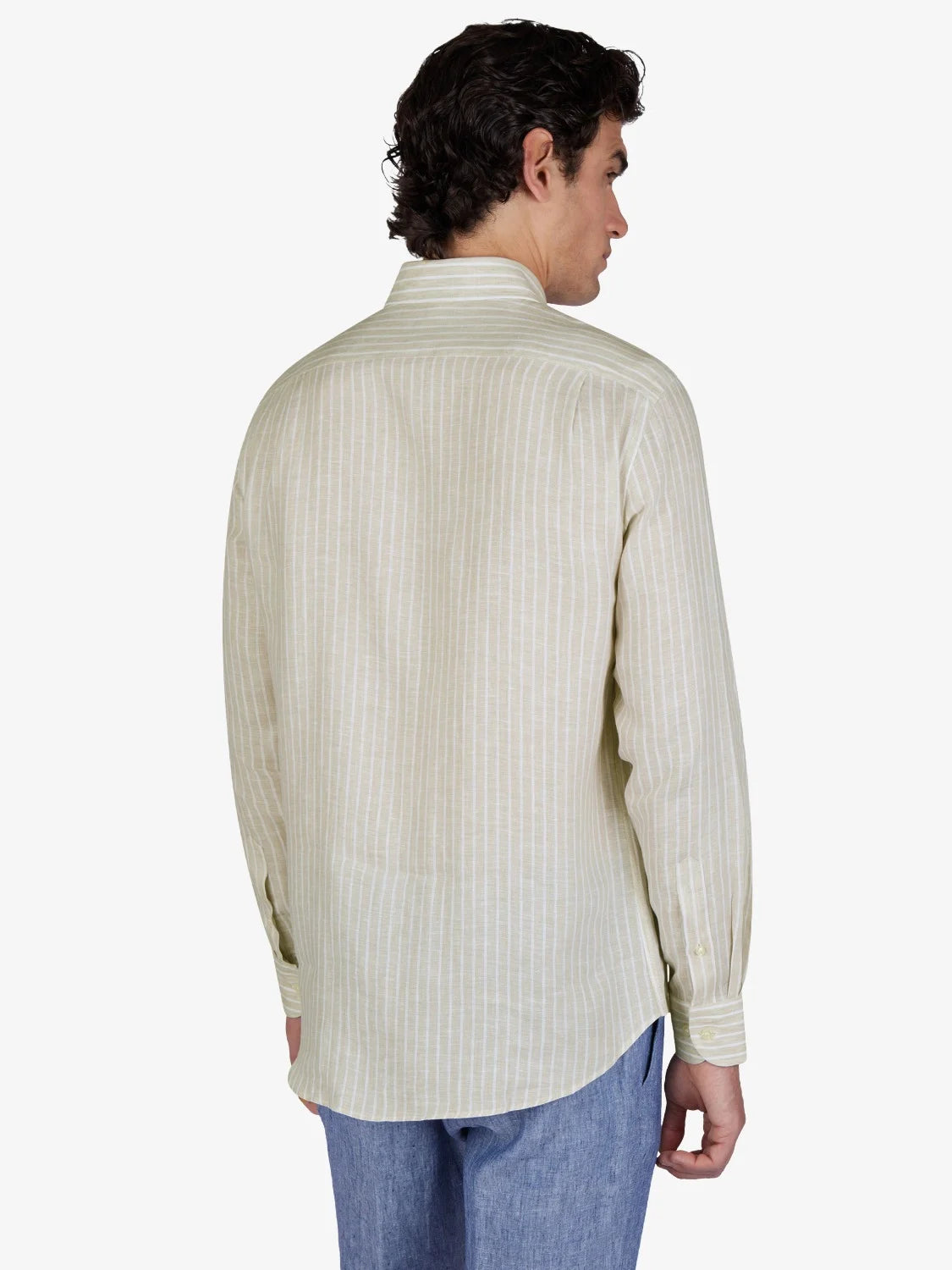 chemise-paul-shark-beige-lin-homme-26413164CF VA7-dos