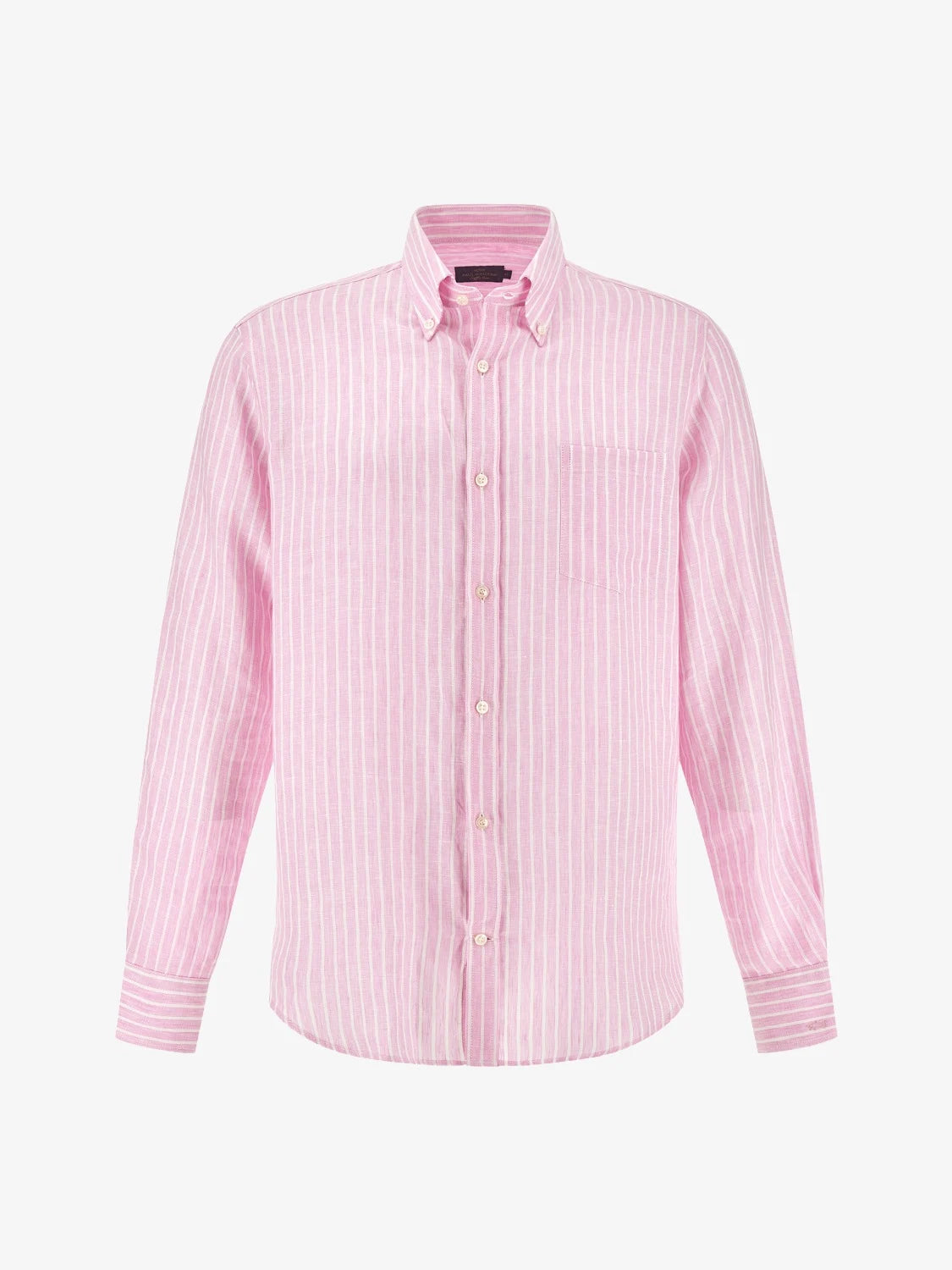 chemise-paul-shark-homme-rose-lin-26413164CF VA8-a-plat