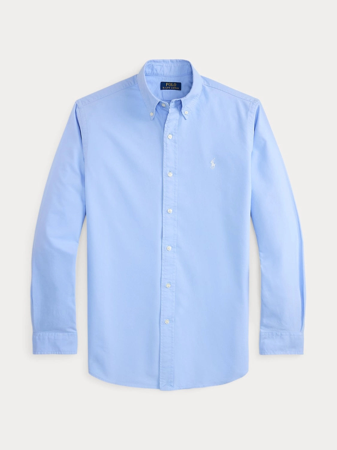 chemise-ralph-lauren-ajuste-bleue-coton-710805564517-plat