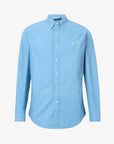 chemise-ralph-lauren-bleue-homme-face