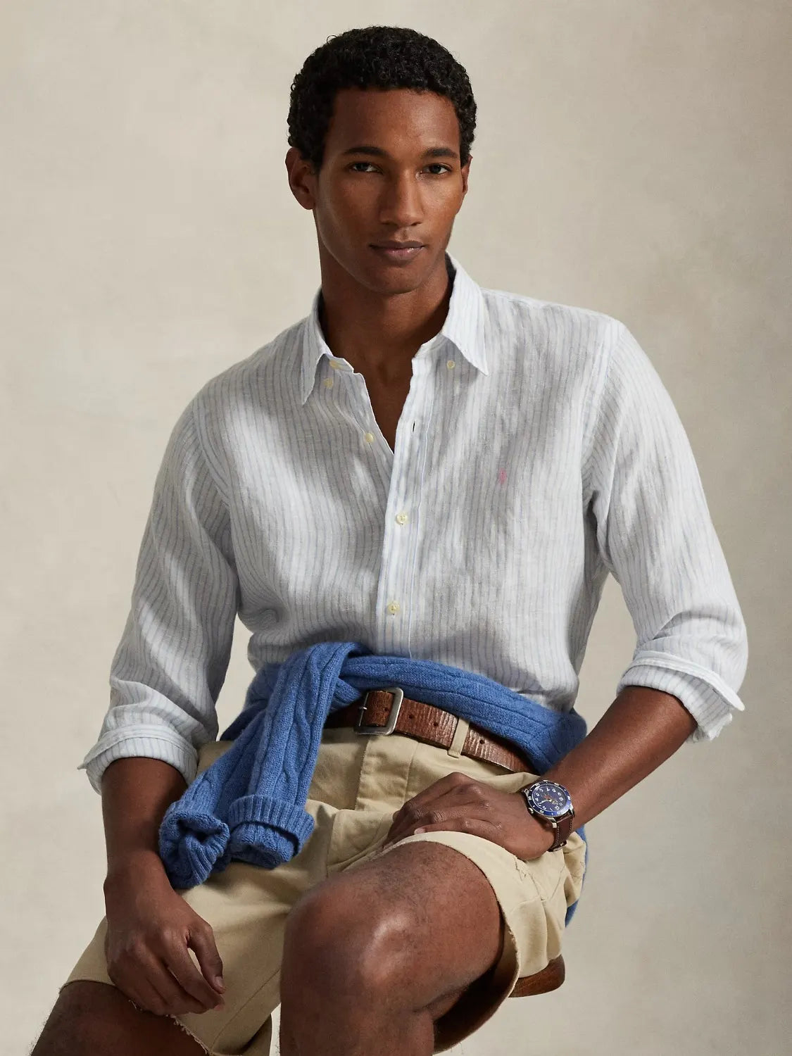 chemise-ralph-lauren-bleue-lin-homme-710B15594004-face-zoom
