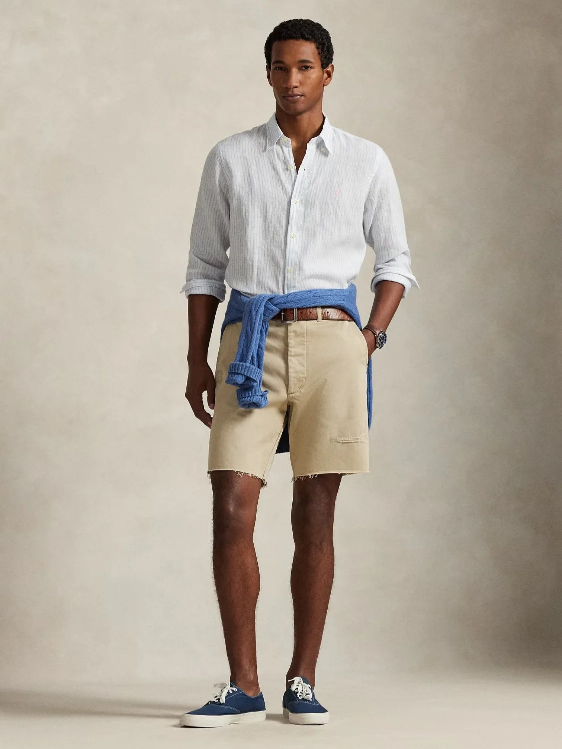 chemise-ralph-lauren-bleue-lin-homme-710B15594004-porte