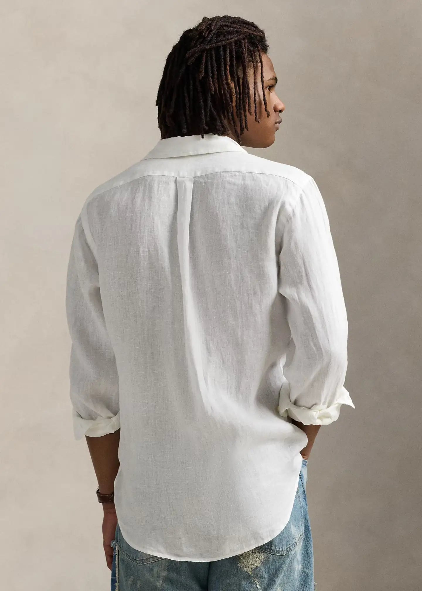 chemise-ralph-lauren-en-lin-blanche-710966295003-dos