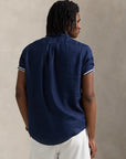 chemise-ralph-lauren-marine-lin-homme-710968912001-dos