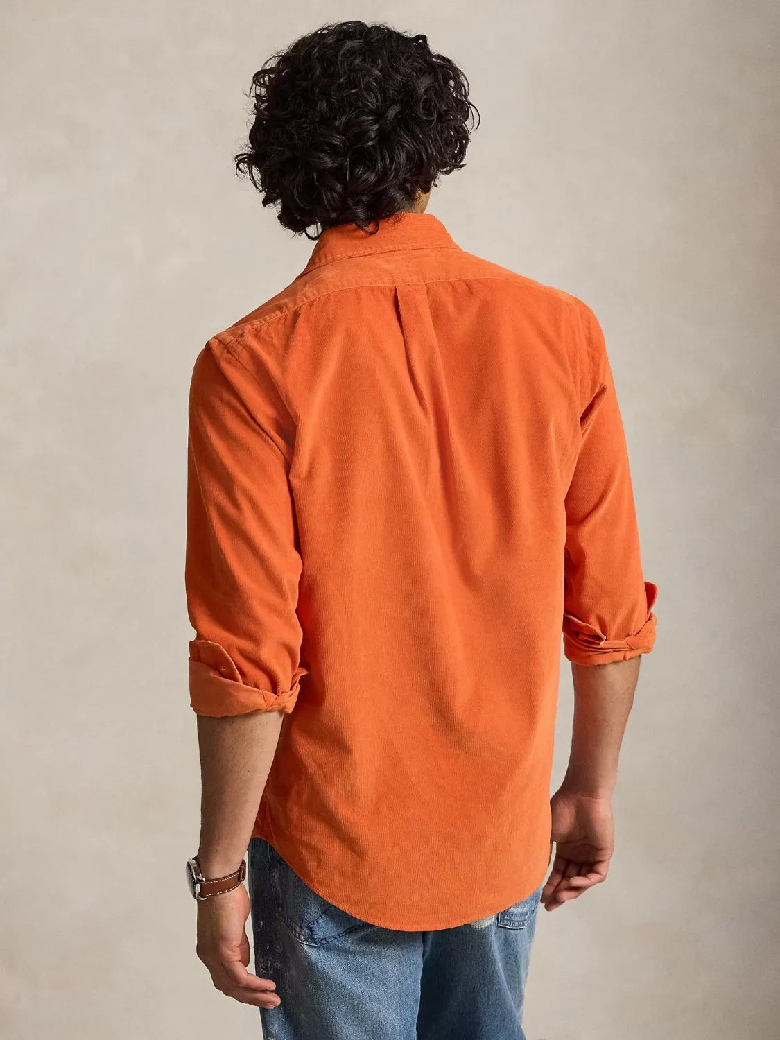 chemise-ralph-lauren-orange-velours-homme-710853123508-dos