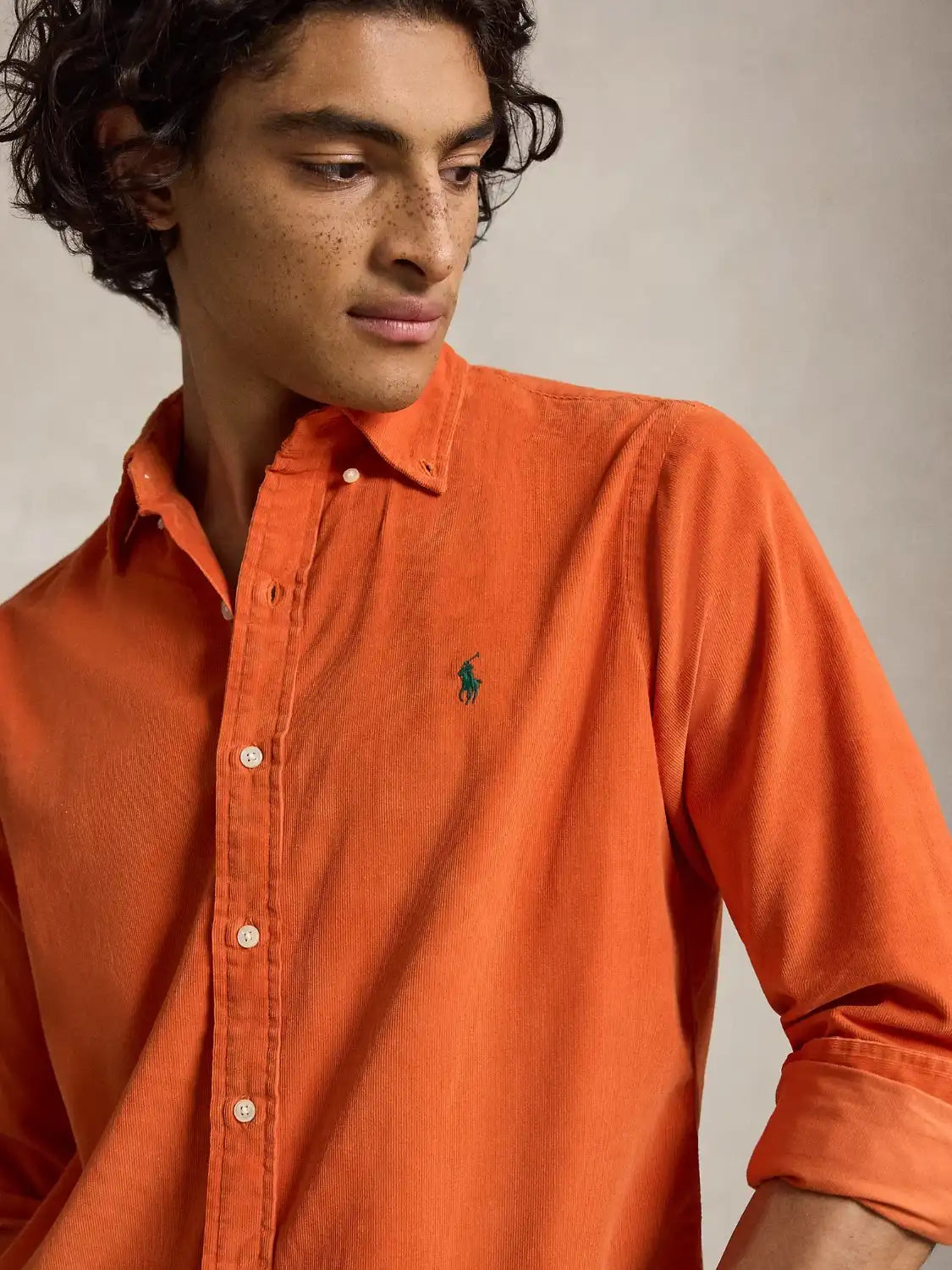 chemise-ralph-lauren-orange-velours-homme-710853123508-zoom