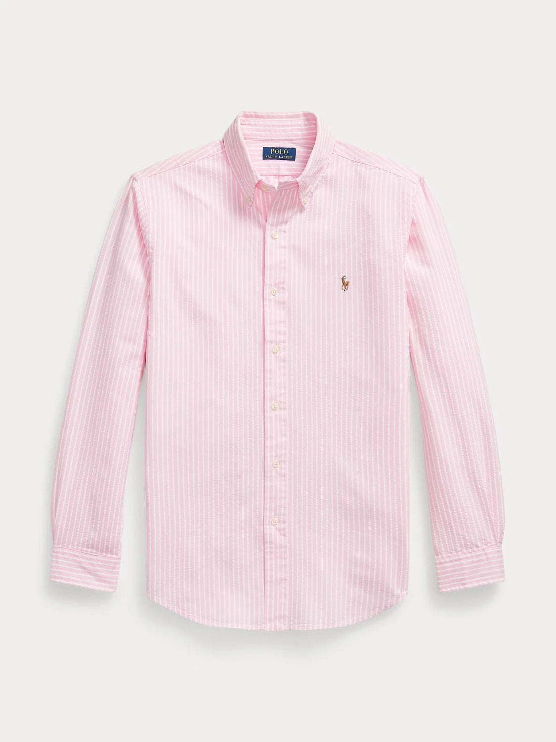 chemise-ralph-lauren-rayures-rose-homme-710B22593001-a-plat