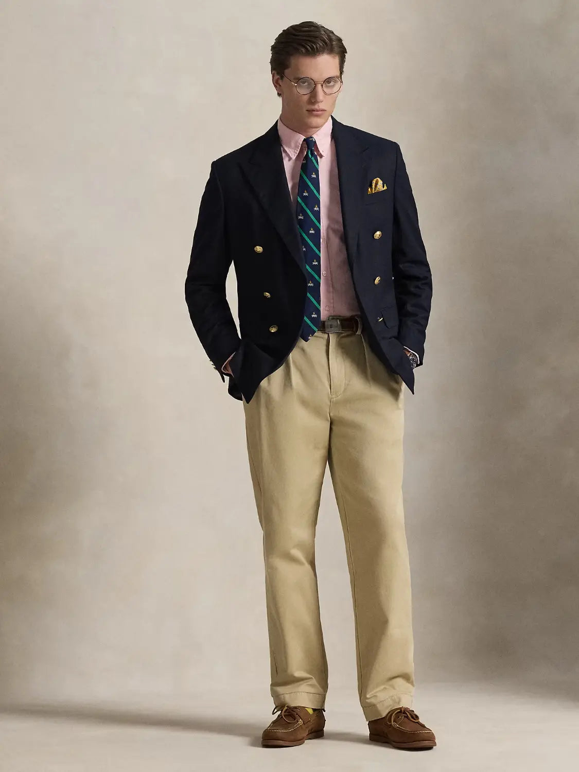 chemise-ralph-lauren-rose-porte