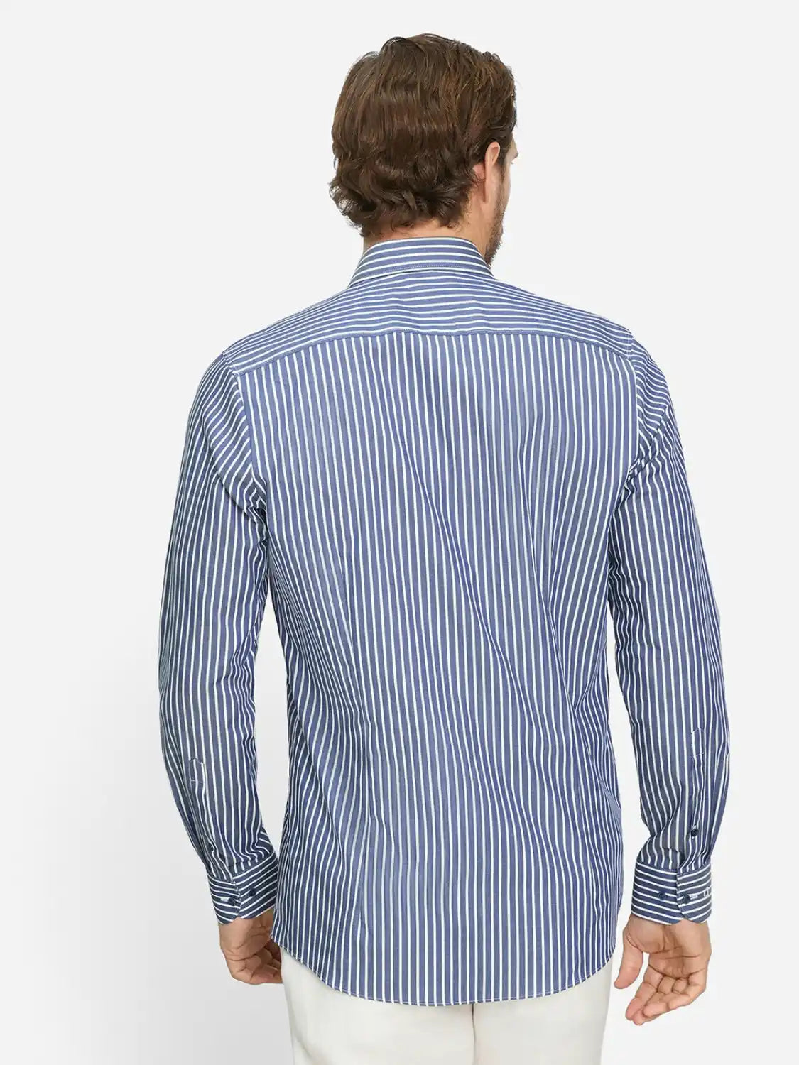 chemise-rayee-olymp-215574-marine-dos