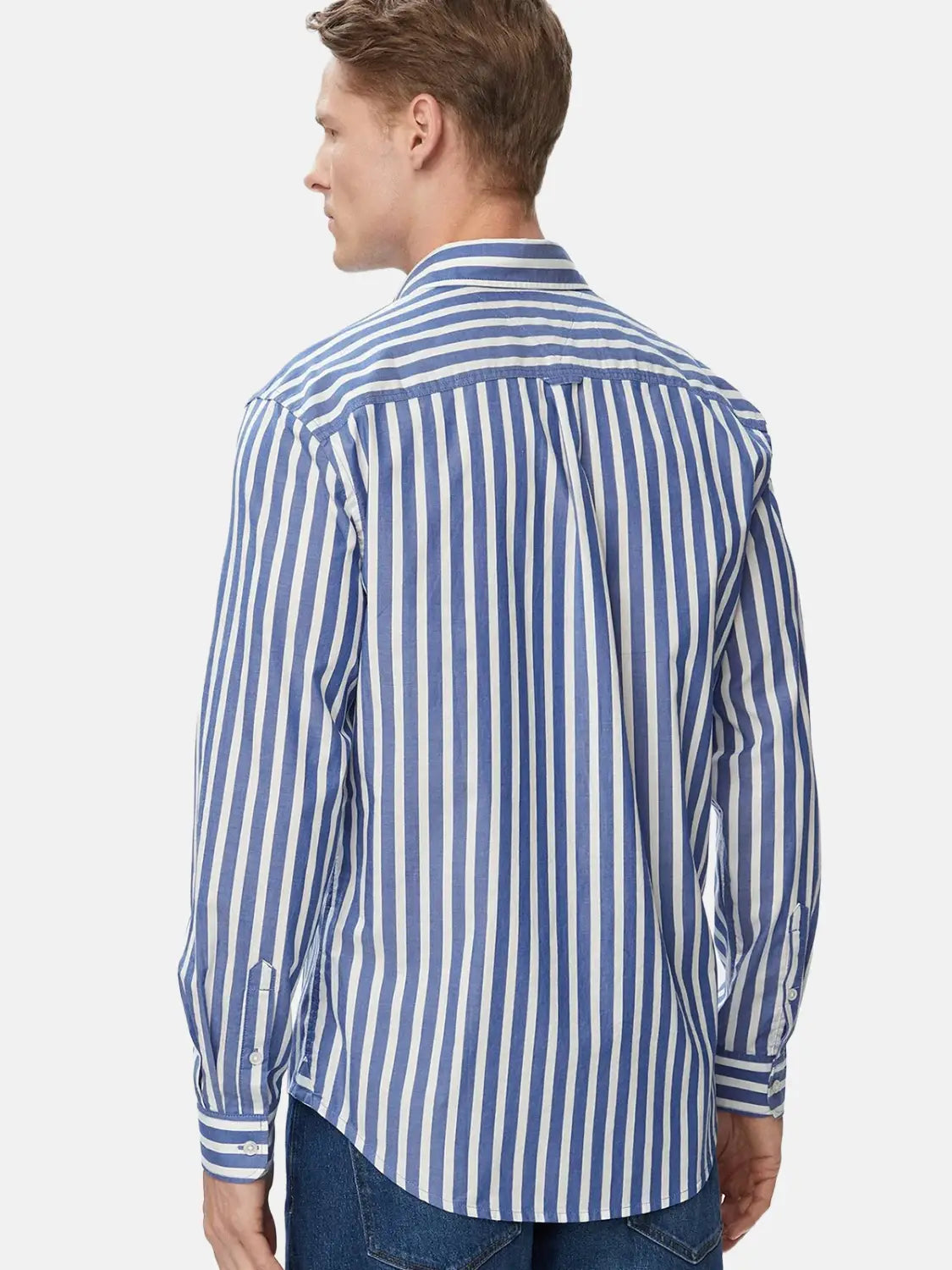 chemise-rayee-tommy-jeans-bleu-dos