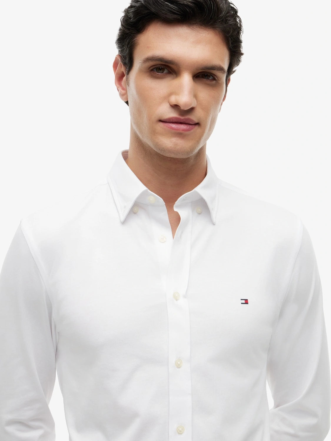 chemise-tommy-hilfiger-blanche-homme-MW0MW41059YBR-zoom