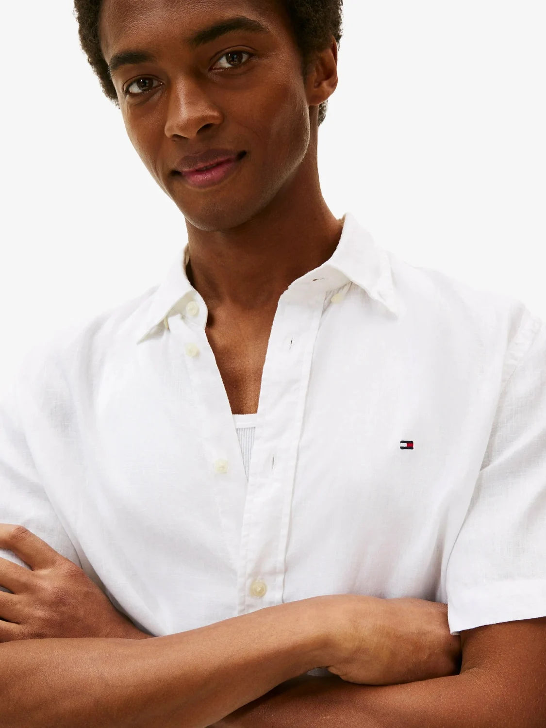 chemise-tommy-hilfiger-blanche-lin-homme-MW0MW41531YBR-zoom