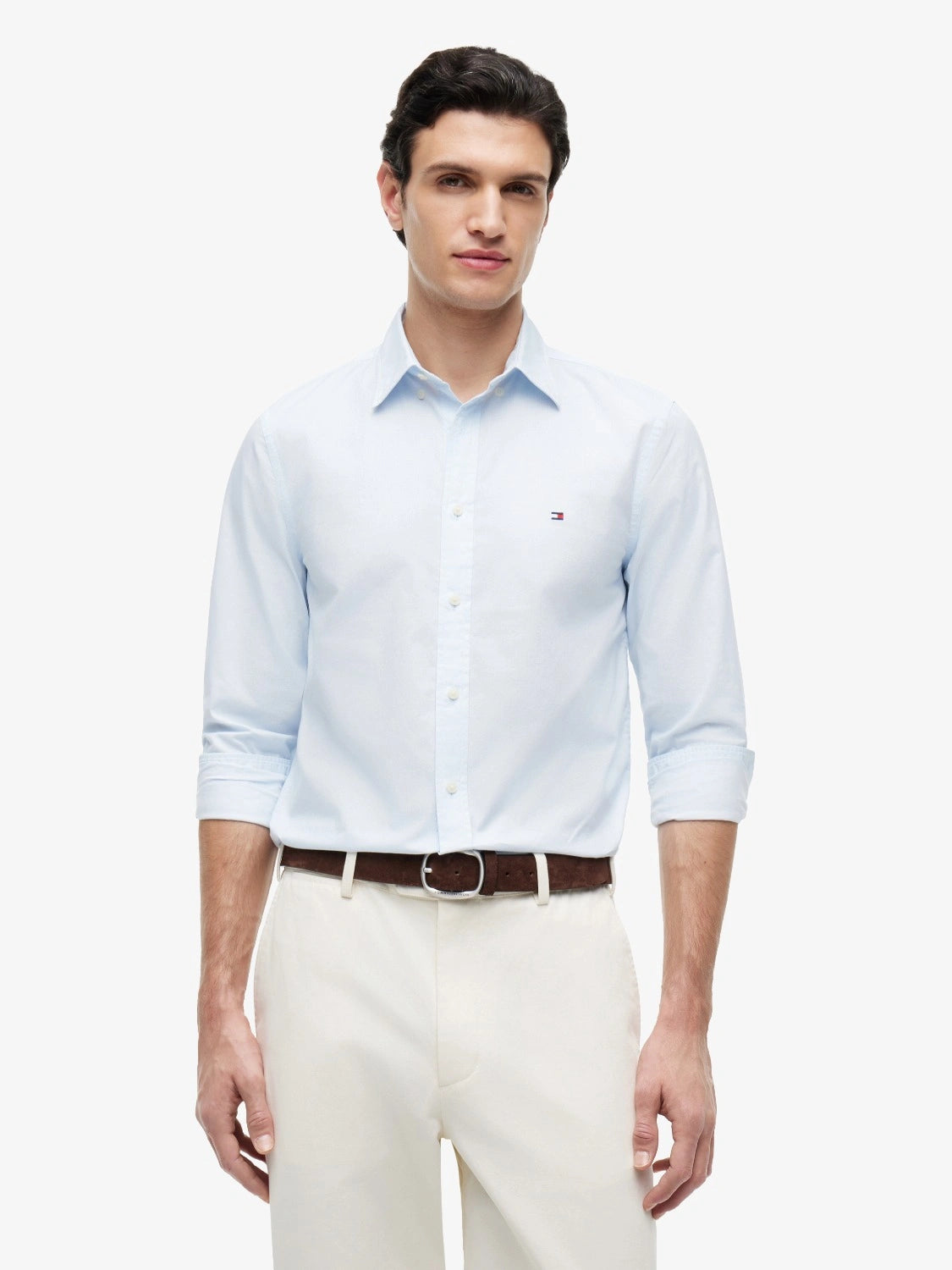 chemise-tommy-hilfiger-bleu-homme-MW0MW433170GY-face