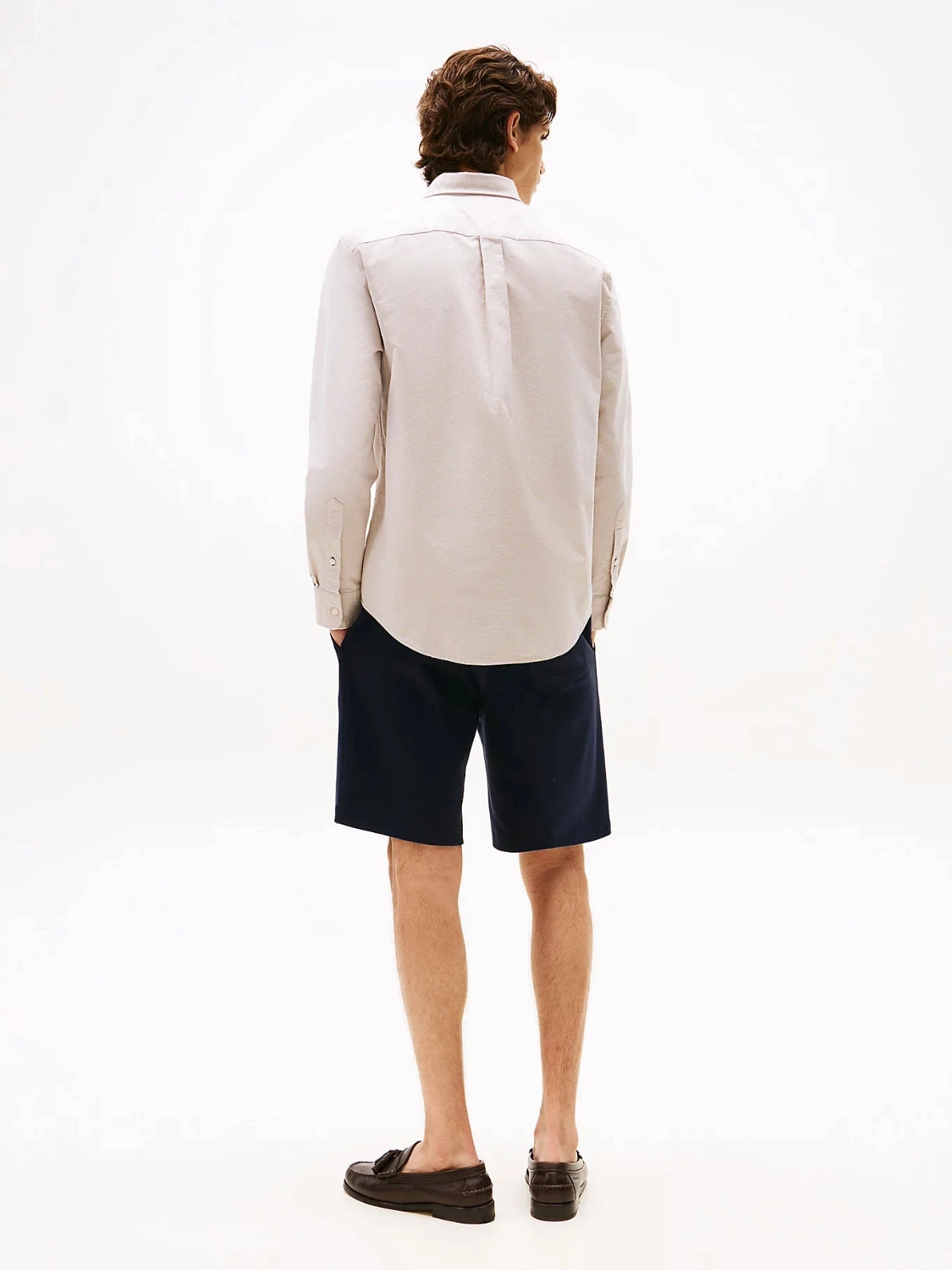 chemise-tommy-hilfiger-homme-beige-coton-face-dos