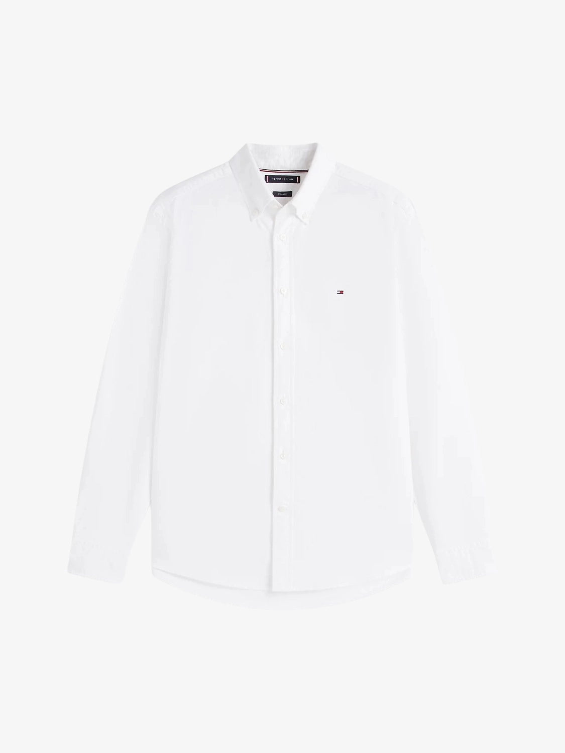 chemise-tommy-hilfiger-homme-blanche-MW0MW35774YBR-a-plat