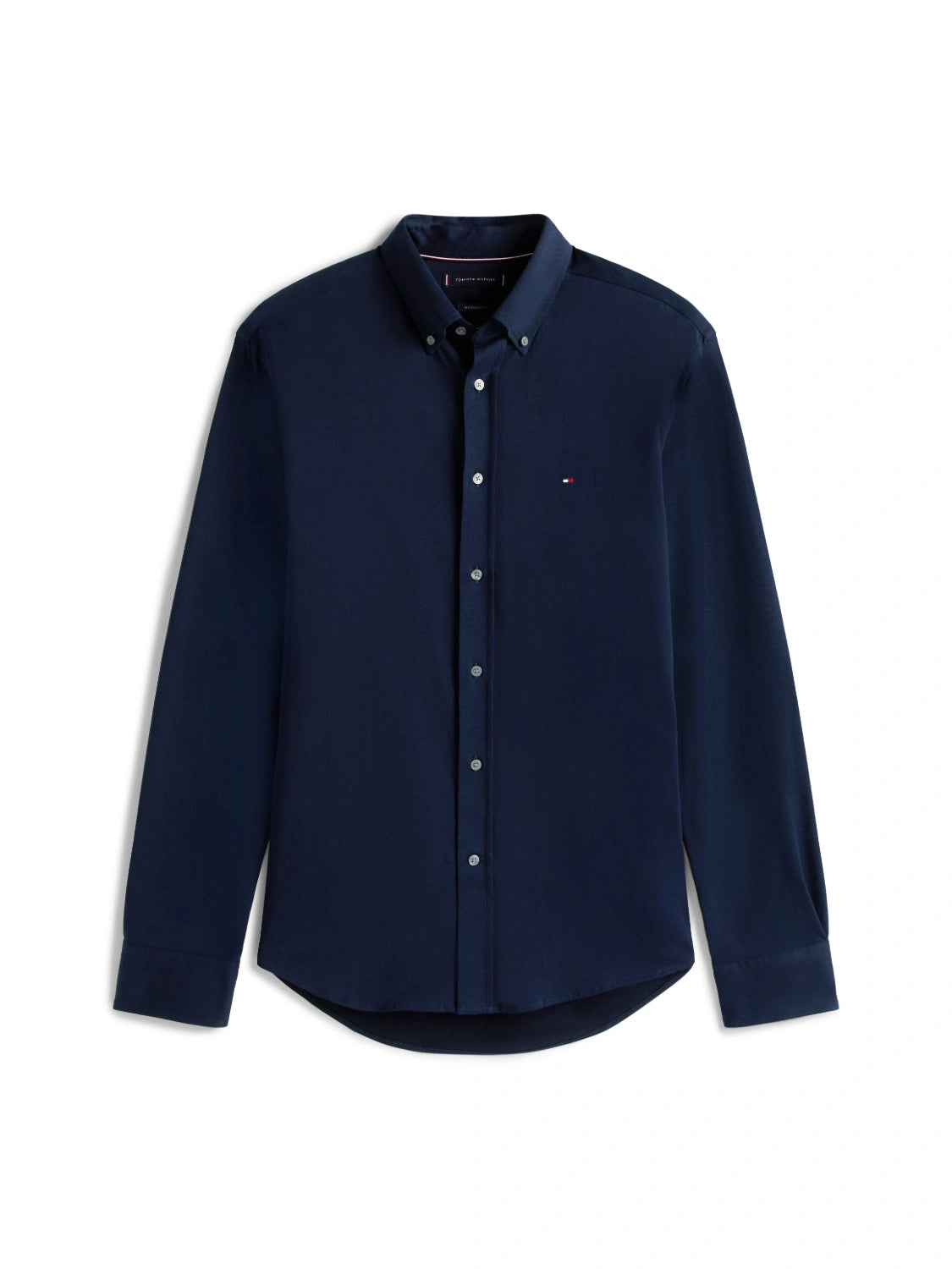 chemise-tommy-hilfiger-homme-marine-a-plat