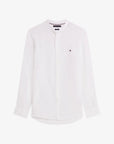 chemise-tommy-hilfiger-lin-blanche-homme-MW0MW39271YBR-a-plat