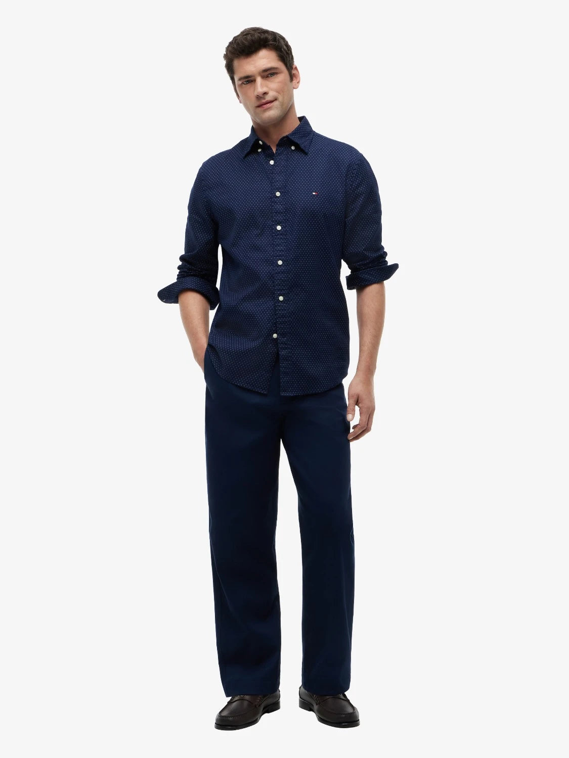 chemise-tommy-hilfiger-marine-hommeMW0MW433180GY-porte