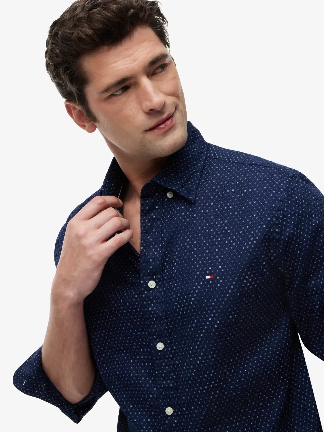 chemise-tommy-hilfiger-marine-motifs-MW0MW433180GY-zoom