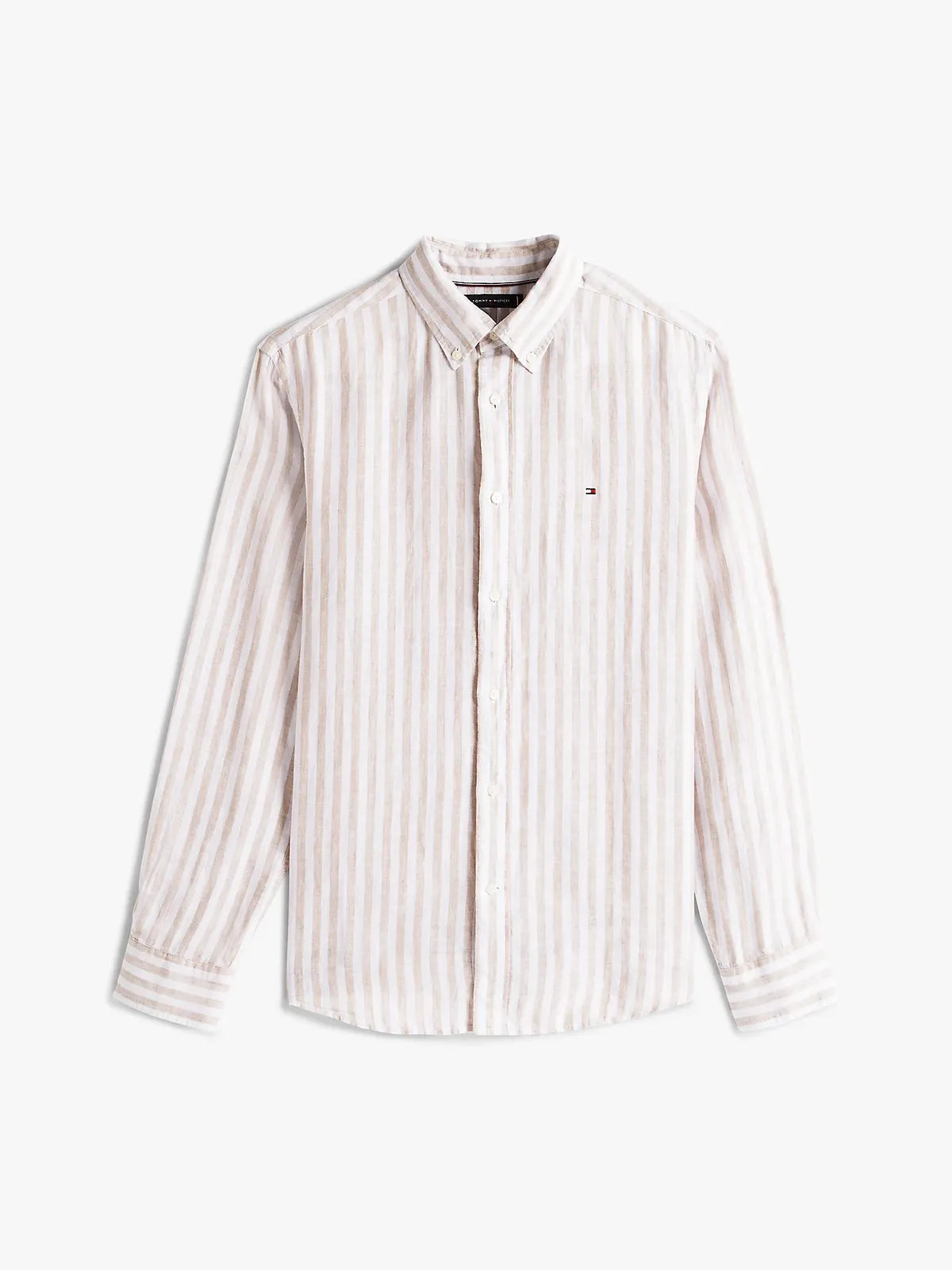 chemise-tommyhilfiger-homme-beige-a-plat