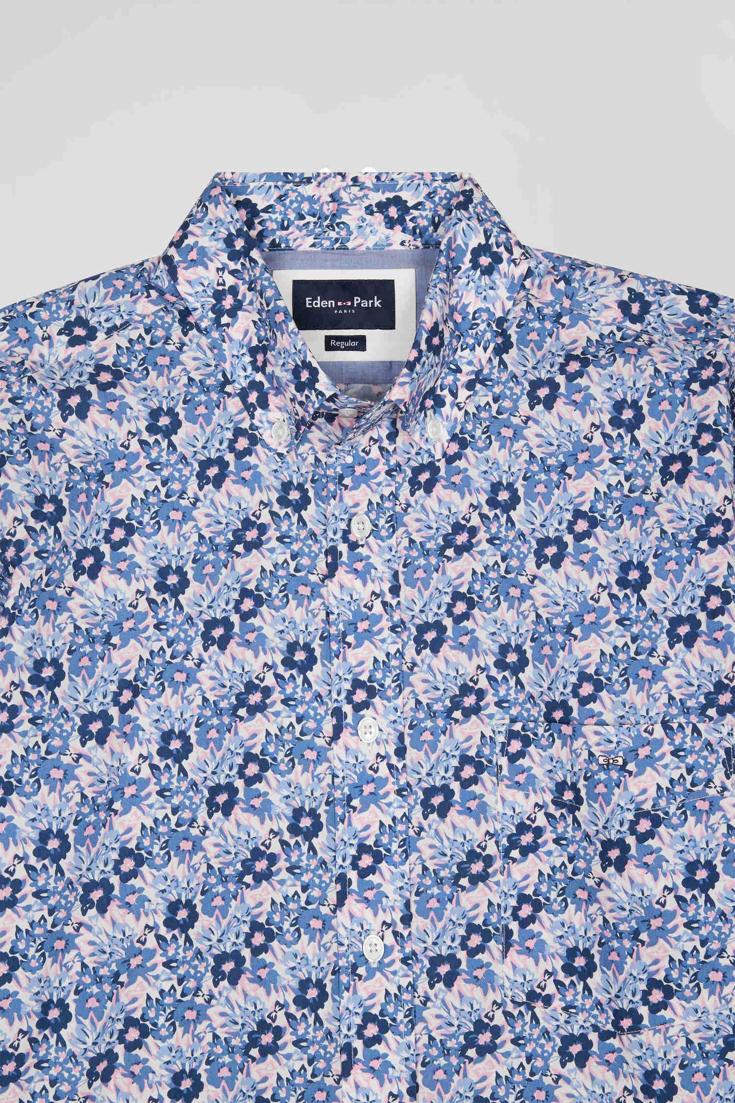 Chemise à motifs Eden Park pour homme marine | Georgespaul