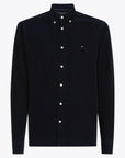 Chemise en velours Tommy Hilfiger marine | Georgespaul