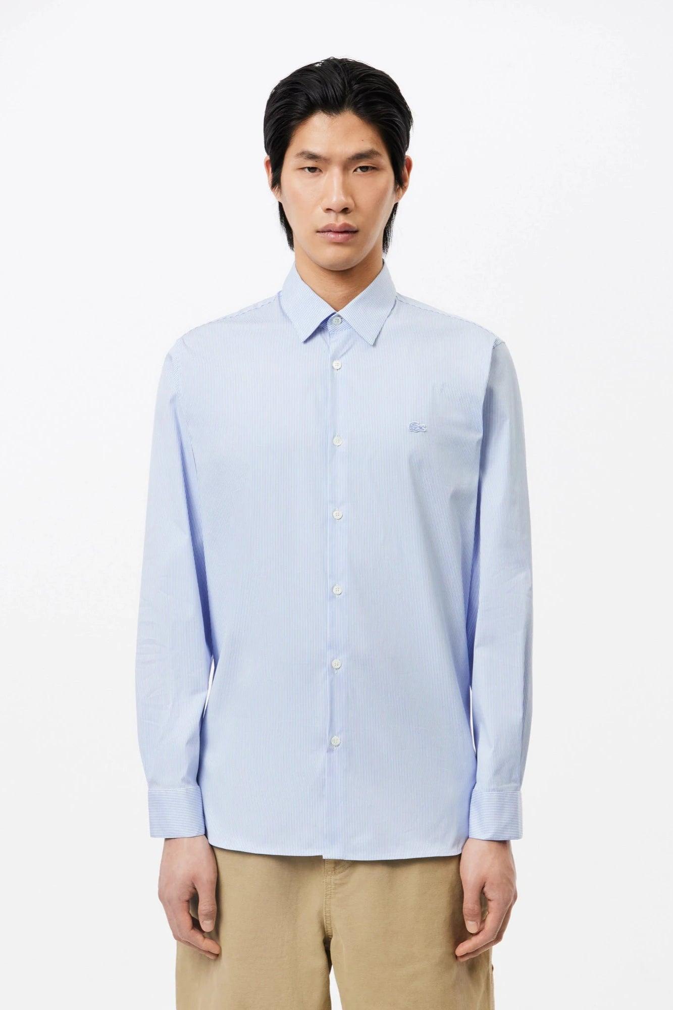 Chemise Lacoste homme bleue | Georgespaul