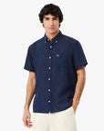 chemkise-lacoste-marine-lin-homme-CH5699-00 166-face