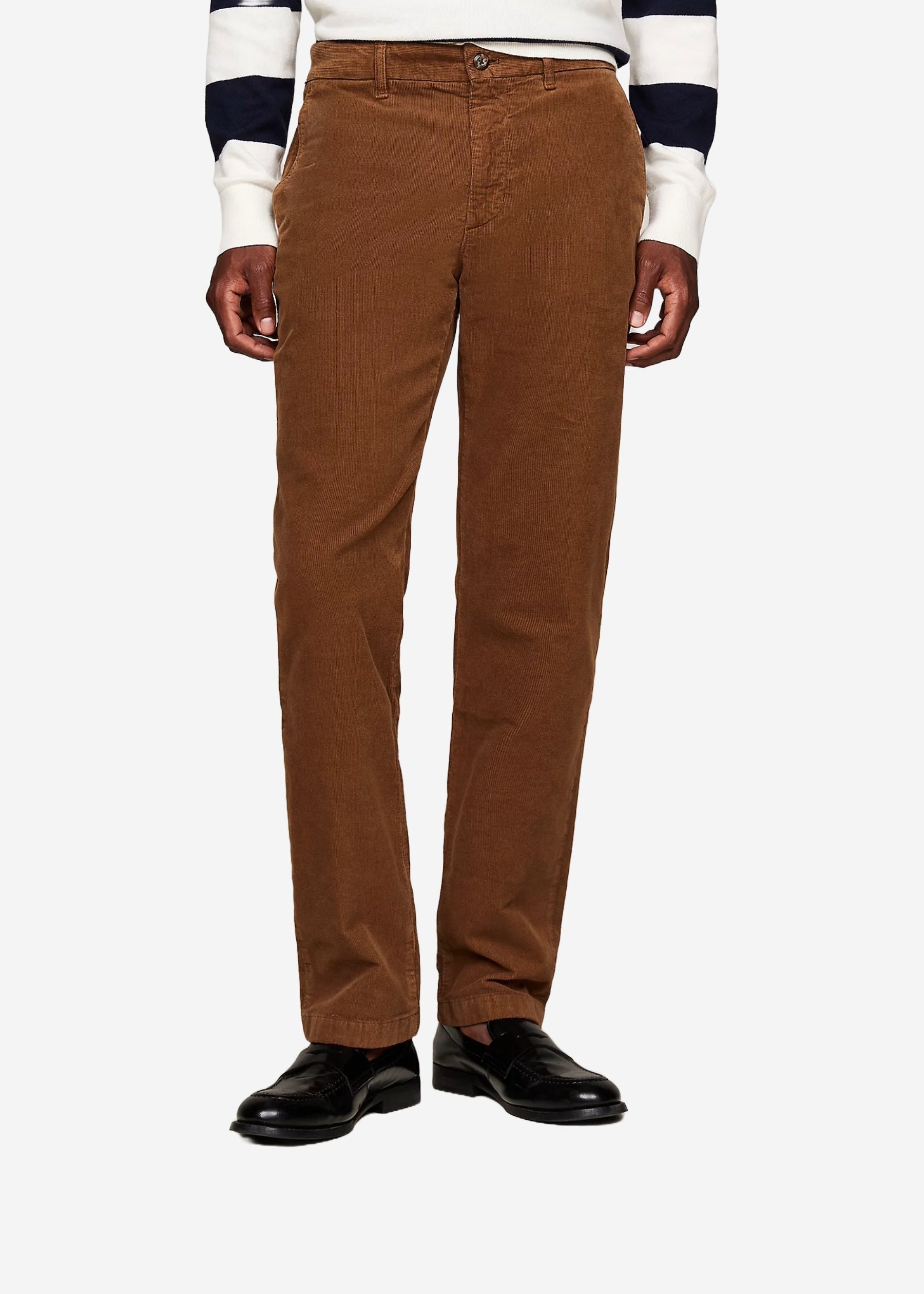 Pantalon chino Tommy Hilfiger marron | Georgespaul 