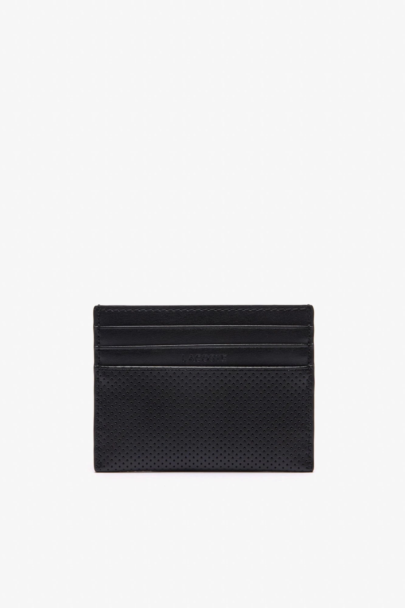 coffret ceinture et porte-cartes Lacoste noir | Georgespaul 