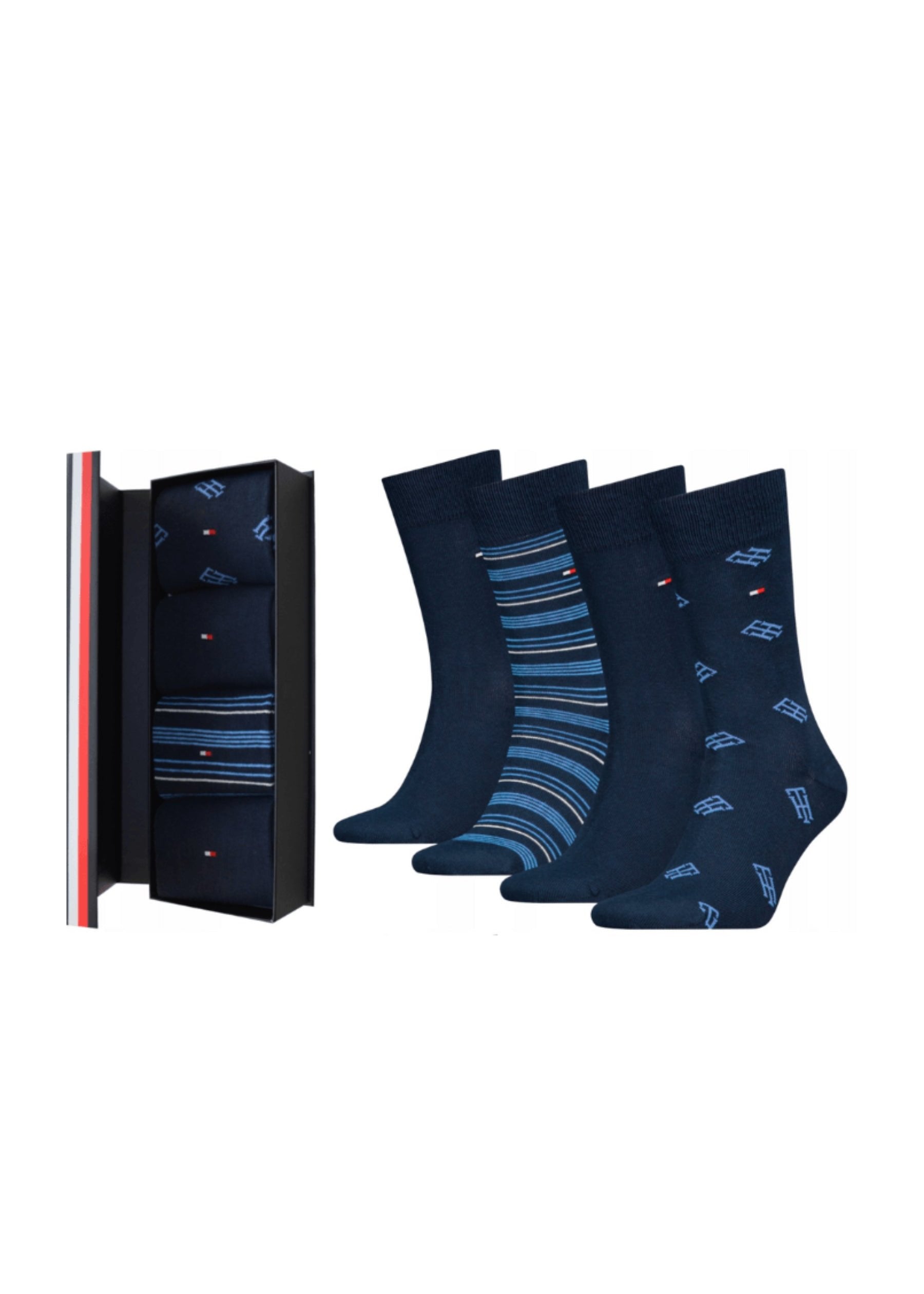 coffret chaussettes tommy hilfiger marine 