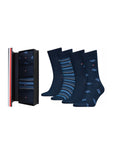 coffret chaussettes tommy hilfiger marine 