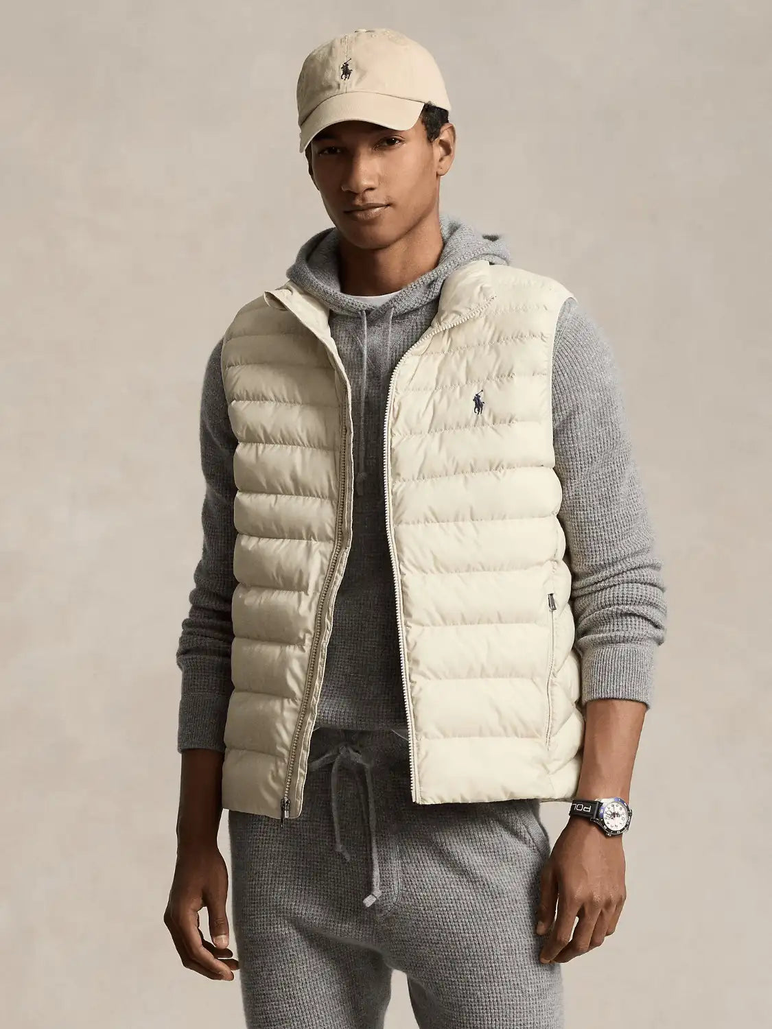 doudoune-ralph-lauren-homme-beige-face