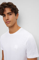 Afbeelding in Gallery-weergave laden, T-Shirt col rond homme BOSS blanc | Georgespaul
