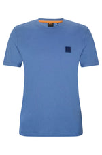 Afbeelding in Gallery-weergave laden, T-Shirt col rond BOSS bleu en coton | Georgespaul
