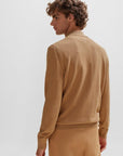 Pull demi-zip BOSS beige - Georgespaul