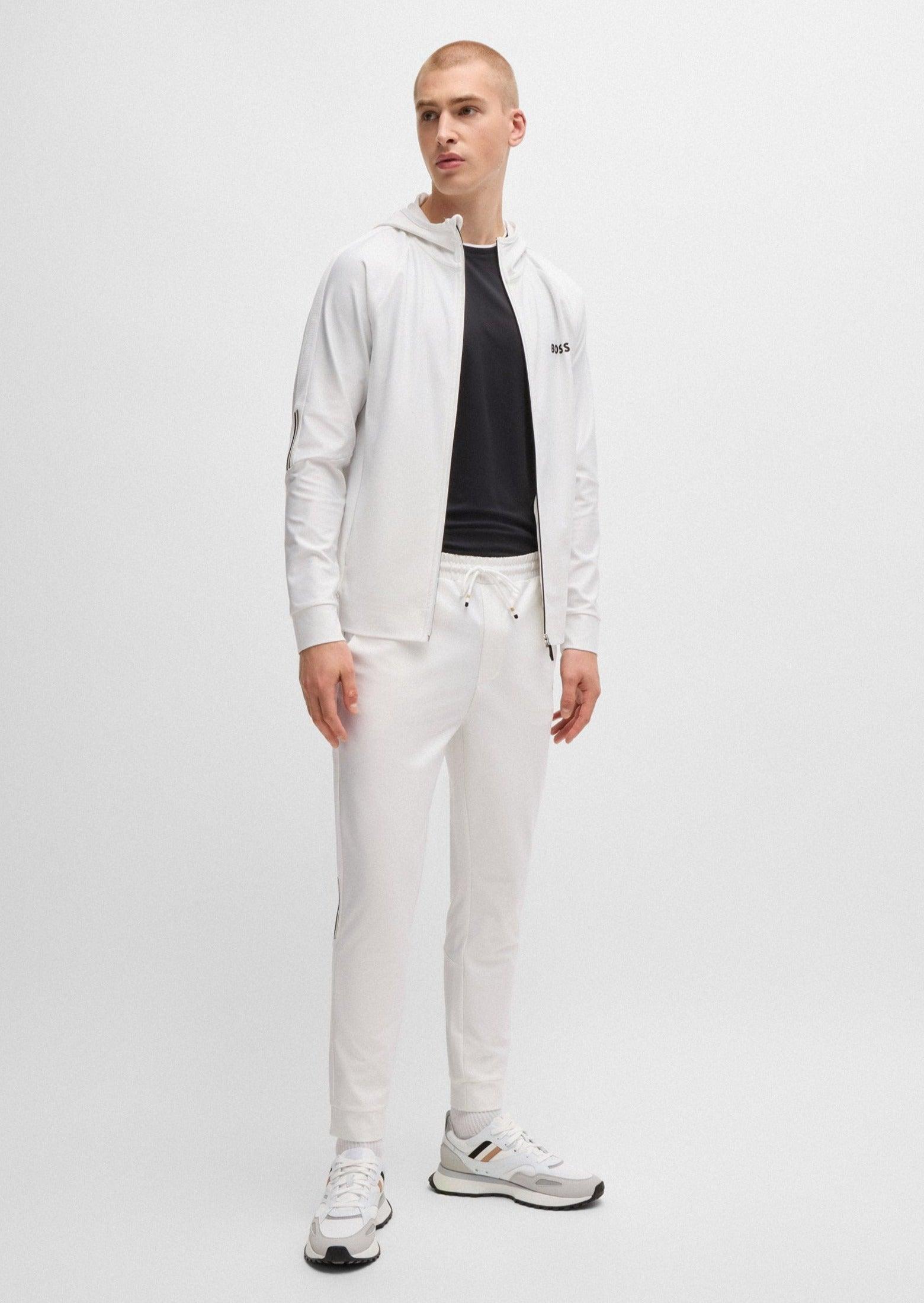 Pantalon de jogging BOSS blanc - Georgespaul