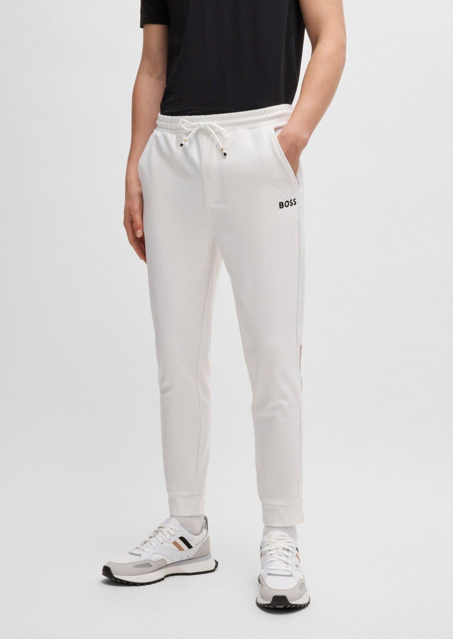 Pantalon de jogging BOSS blanc - Georgespaul