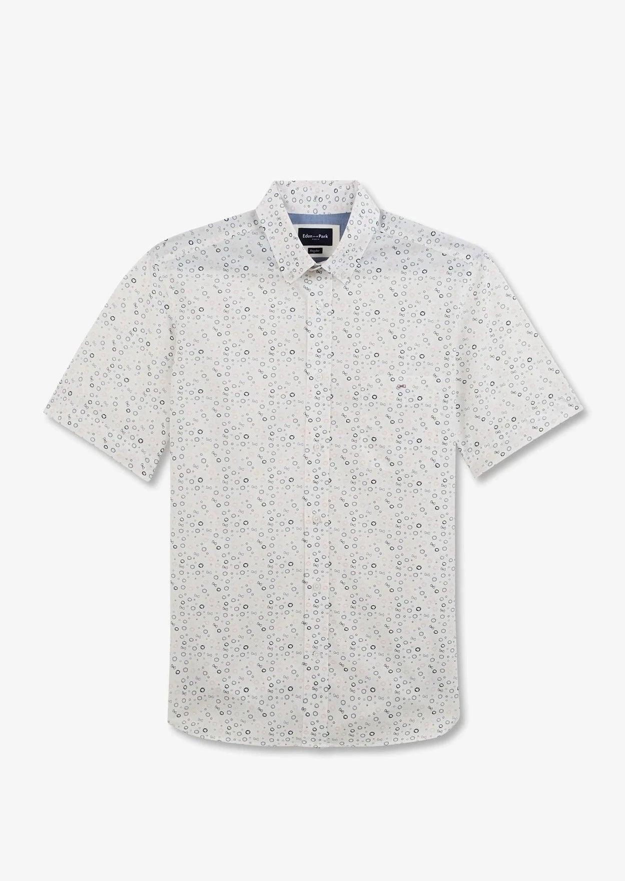 Chemise manches courtes Eden Park blanche - Georgespaul